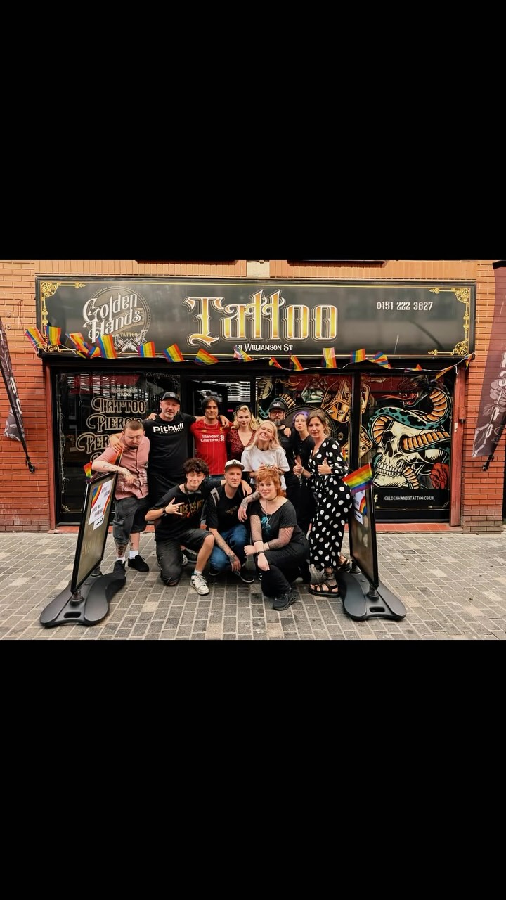 What a Saturday at Golden Hands Tattoo! 

All 11 of our artists were busy all day – Mario, Evelina, Phil, Asia, Gappy, Alberto, Ed, Cristina, Wiktoria, Tomek & Weronika.

We had so many returning clients, welcomed lots of new faces, and the studio was full of amazing energy from start to finish. ❤️
Thank you to everyone who trusted us, supported us, and made it such an unforgettable day. We wish every day could be like this!
See you soon at Golden Hands Tattoo! 🖤

#goldenhandstattoo #tattooliverpool #liverpool #liverpooltattooartist #liverpooltattoo